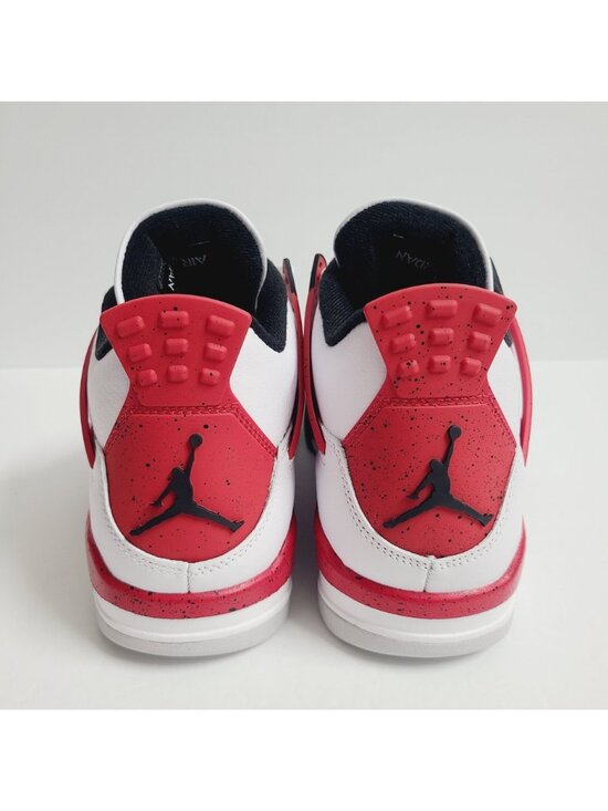 Nike Air Jordan 4 Retro Red Cement Shoes DH6927-161 Size 10 White Red B Grade #5 main image 7